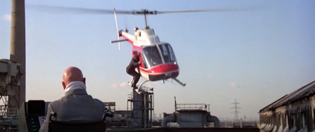 Helikopteropnames bij Becton Gas Works